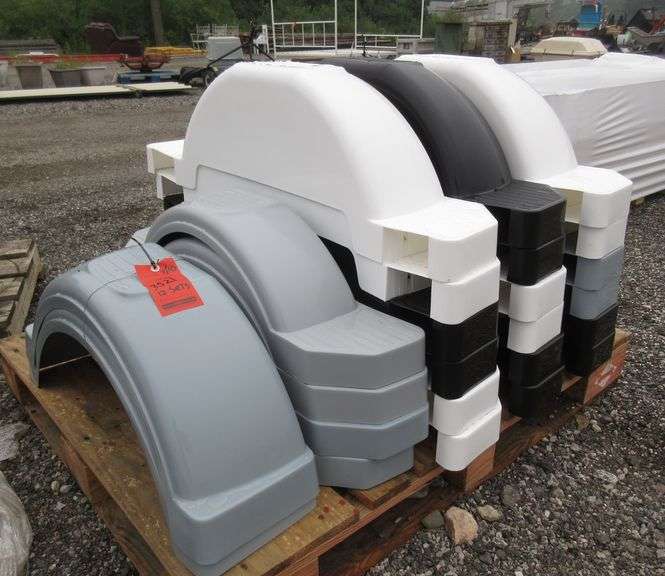 (12) Sets of boat, jetski, sea doo, utility trailer fenders, multiple