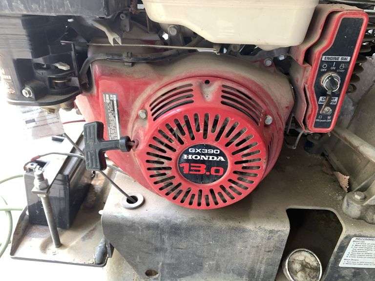 Large North Star Air Compressor, electric start Honda 13 HP, 27.4 PSC