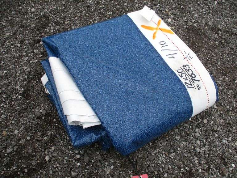 Billboard tarp, 12' x 50', can be cut into several smaller tarps, heavy