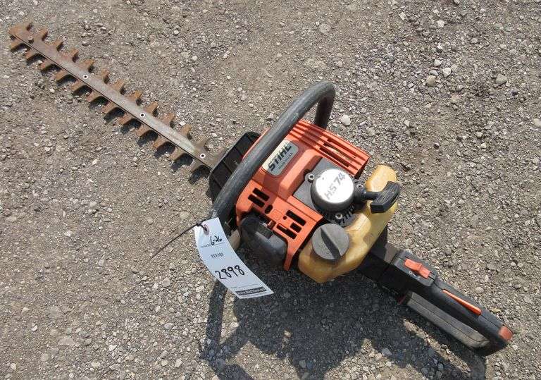STIHL HS74 hedge trimmer, untested, as is Albrecht Auction Service