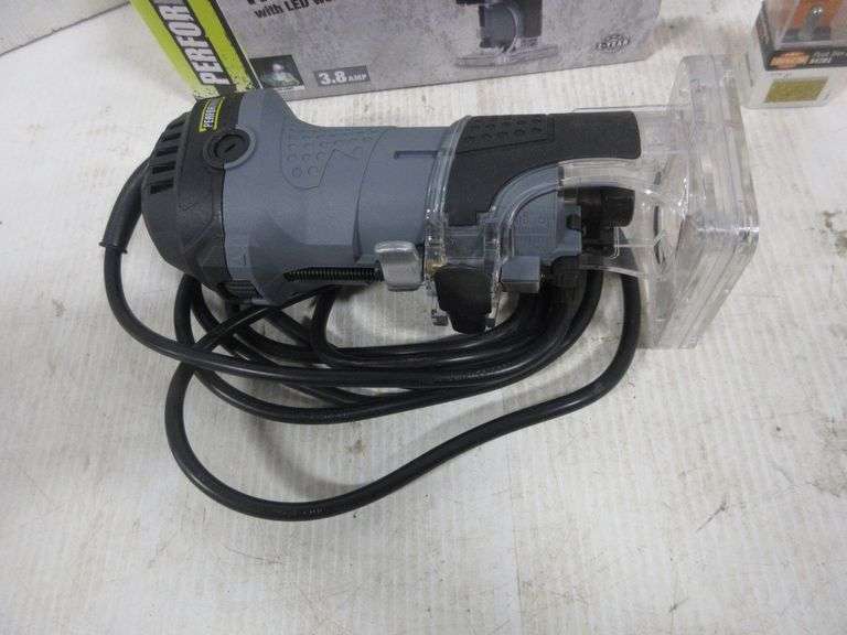 Performax laminate trim router with instructions and flush trim router