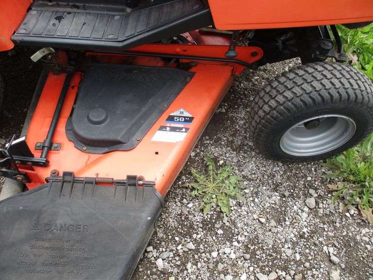 Simplicity landlord hydro, 18 HP Briggs VTwin, 50" deck, runs well Albrecht Auction Service