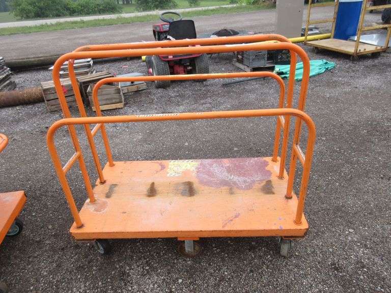 (3) Utility carts, used Albrecht Auction Service