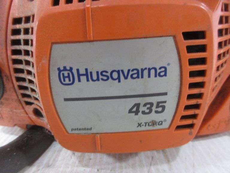 Husqvarna 435 chainsaw, 16" bar, works Albrecht Auction Service