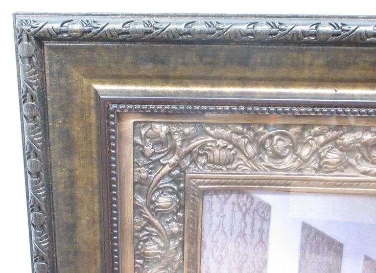 Large framed "Last supper" print, 42 1/2"W x 27"H Albrecht Auction