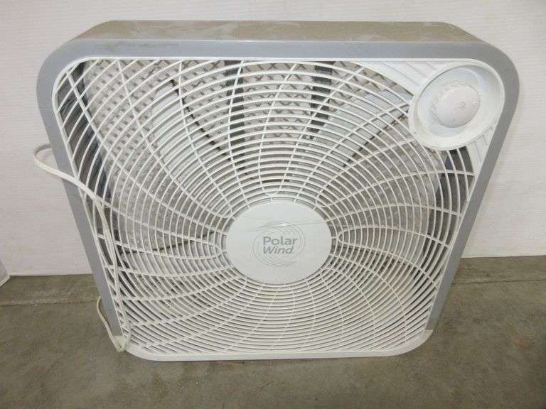 Polar wind fan, 20", missing a foot at bottom, great Albrecht Auction