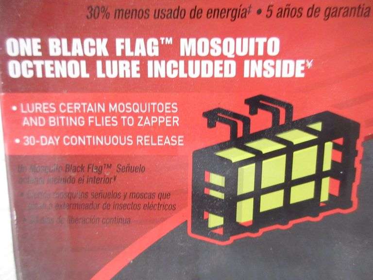 Black flag bug zapper, NIB Albrecht Auction Service