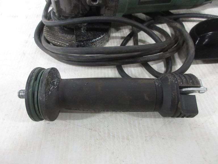 Masterforce 4 1/2"/5"/6" angle grinder with (4) grinding guards, anti