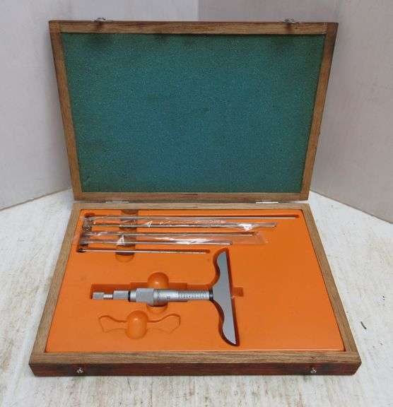 Depth micrometer, excellent Albrecht Auction Service