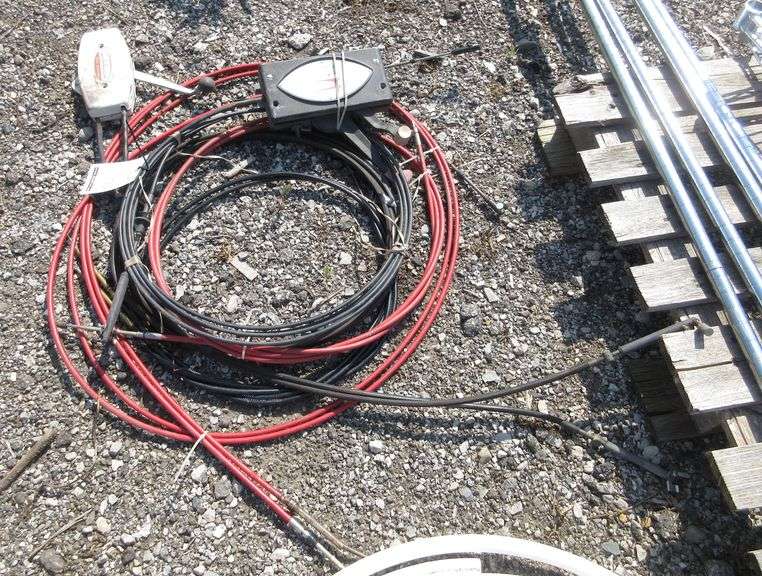 Vintage outboard controls/cables Albrecht Auction Service