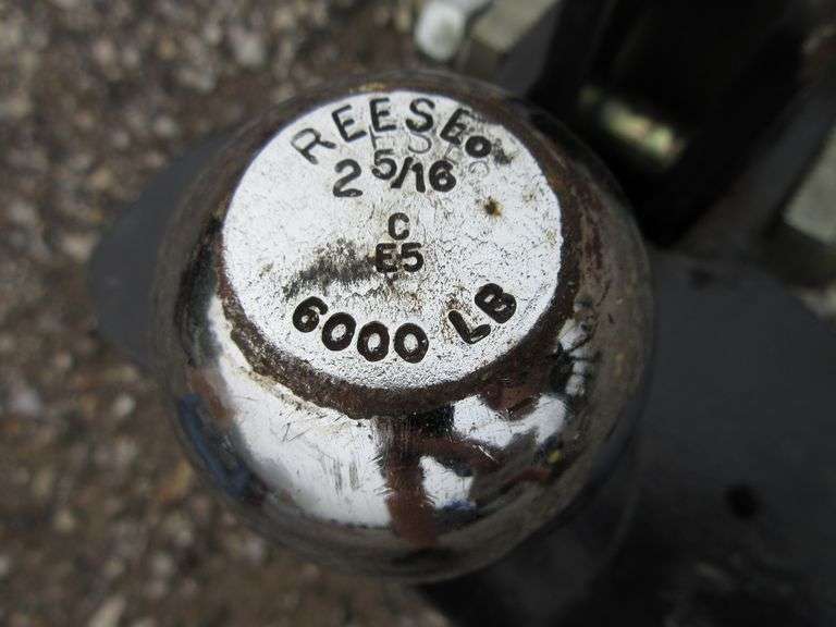 Reese hitch bar, 2" 54970, 2 5/8" ball, good Albrecht Auction Service