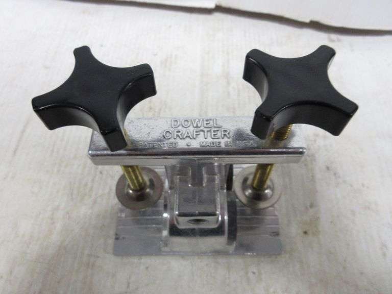 Dowel rafter self aligning doweling jig, made in USA, Model DC125, 4"H