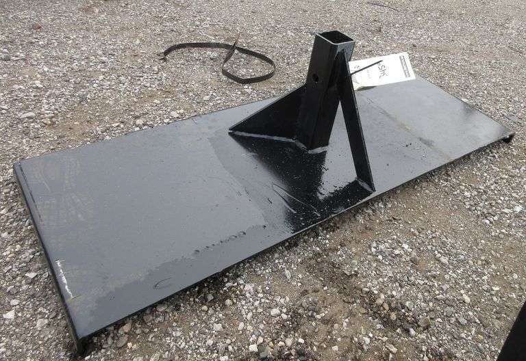 Skid steer weldable quick hitch plate, 45"W Albrecht Auction Service