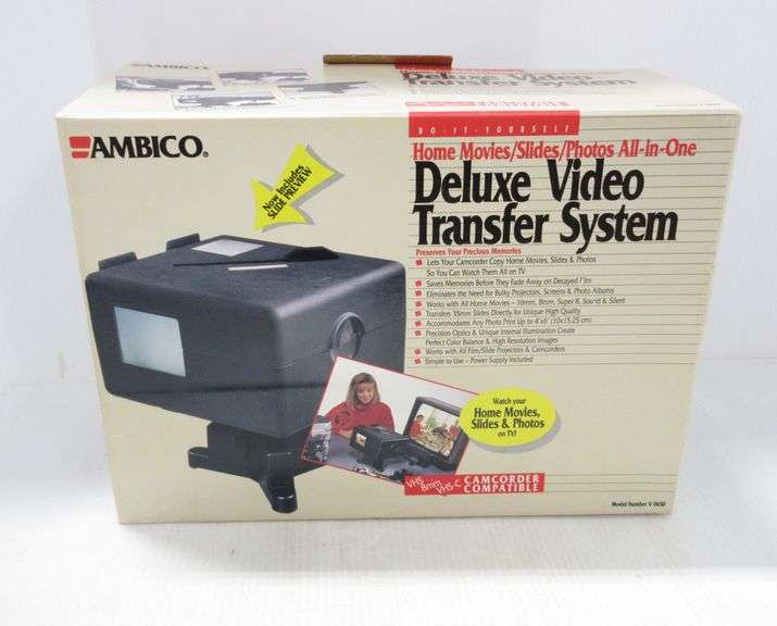 Ambico deluxe video transfer system, NIB Albrecht Auction Service