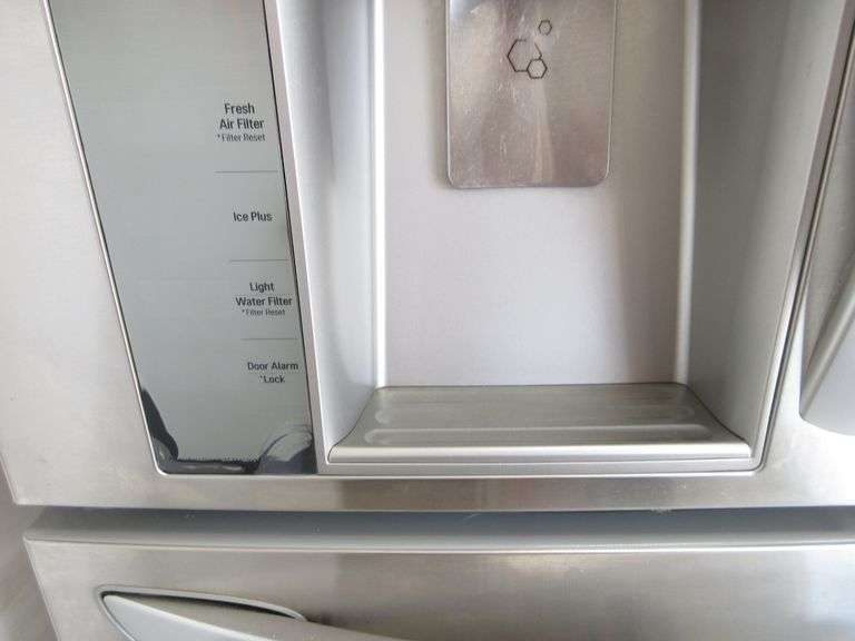 LG french door refrigerator, 29.7 cu. ft., LED display/control panel