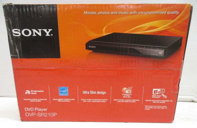 Sony DVD player, was opened but never taken out of box Albrecht