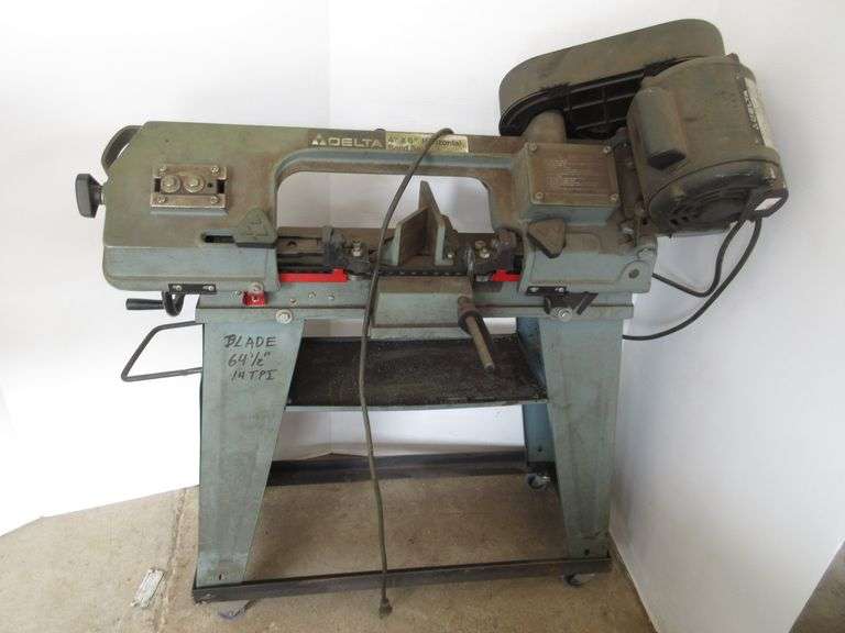 Delta metal band saw, 4" x 6", works Albrecht Auction Service
