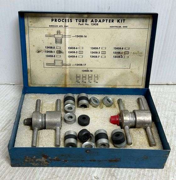 Process tube adapter kit, used Albrecht Auction Service