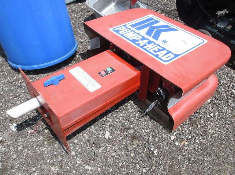 Marine pumpout station, Keco PumpaHead, used to pump holding tank