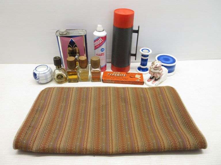 1979 Dave Grossman Figure; Aladdin Thermos, PSSSST Dry Shampoo, older