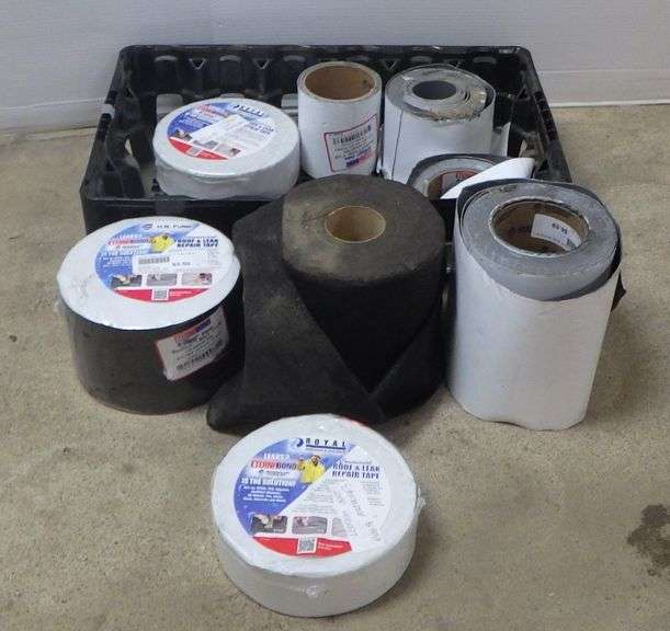 (7) Rolls of Royal Adhesives & Sealants roof and leak repair tape