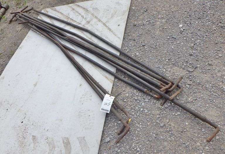 (8) Tarp bows for semi trailer, good Albrecht Auction Service