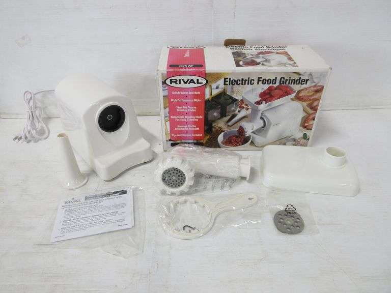 Rival electric food grinder, 2275 WP, new Albrecht Auction Service