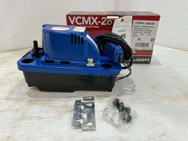 Little Giant VCMX-20 Condensate Pump, NIB - Albrecht Auction Service