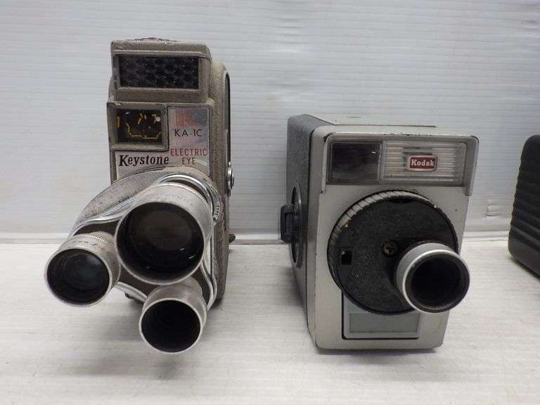 (5) Older Cameras, include Keystone Electric Eye, Brownie Hawkeye