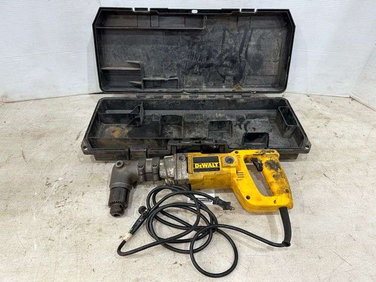 DeWalt DW120 1/2" Right Angle Drill, 120 Volt Corded, In Plastic Case