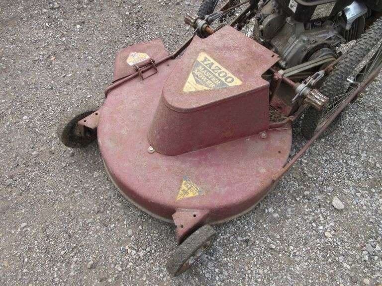 Yazoo Master brush mower with a newer Predator motor, used, runs and