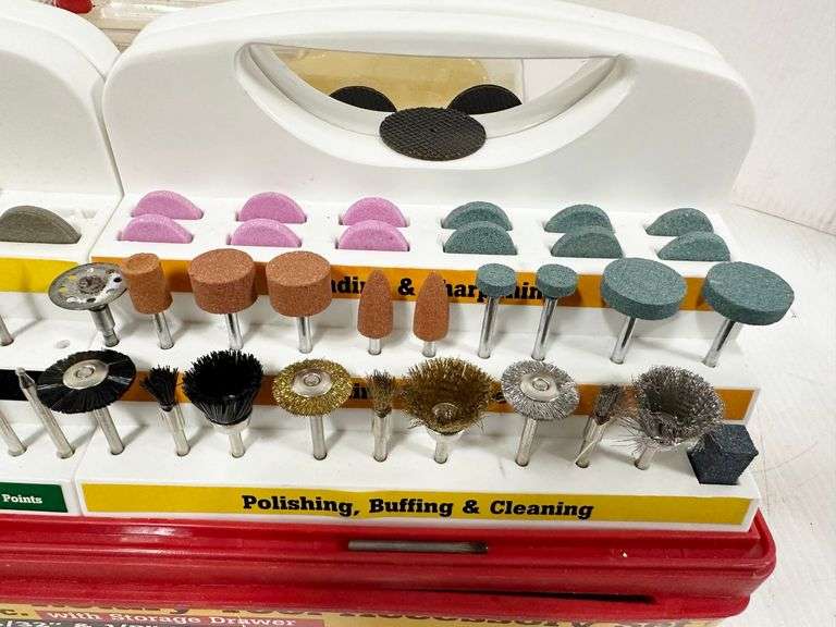 Large worksmith rotary tool accessory set Albrecht Auction Service