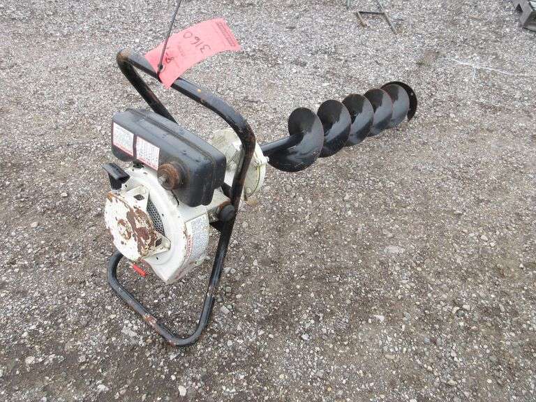 Jiffy ice drill/ice auger, Model 30, Serial No. 812442, Feldman Engineering, has good