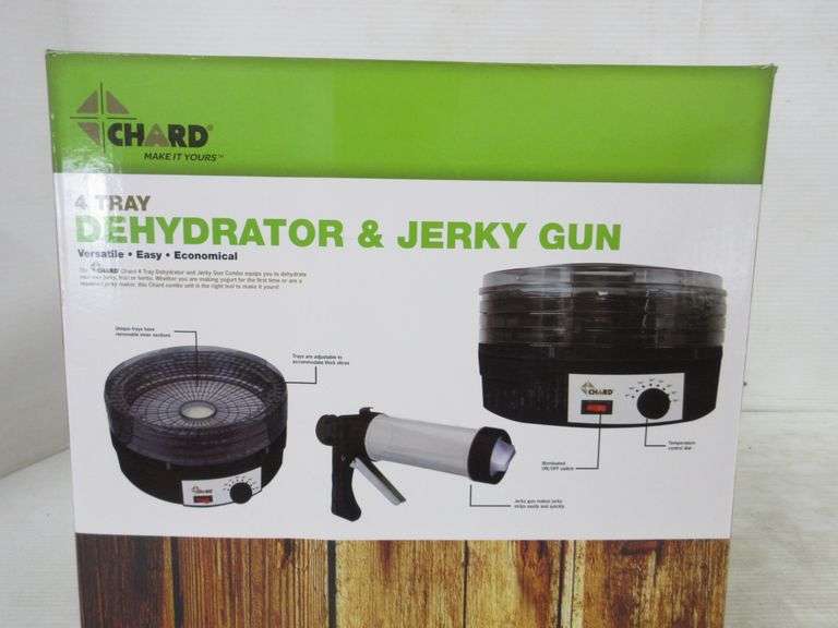 4Tray Dehydrator & Jerky Gun Albrecht Auction Service