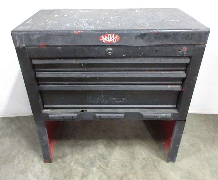 Tool Chest topper, 23"W x 12"D x 22"H Albrecht Auction Service