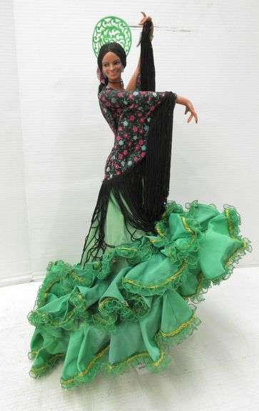 Dancing Senorita Costume Doll, 18"H - Albrecht Auction Service