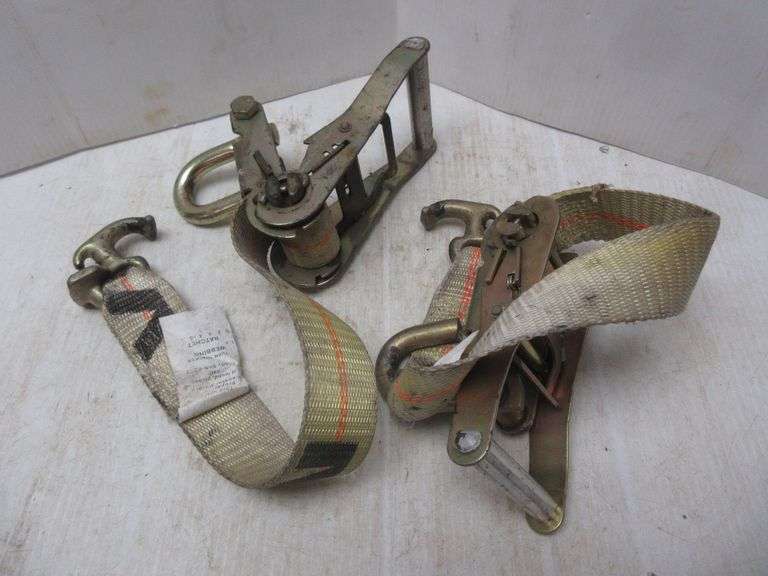 Car ratchet straps, heavy duty, good Albrecht Auction Service