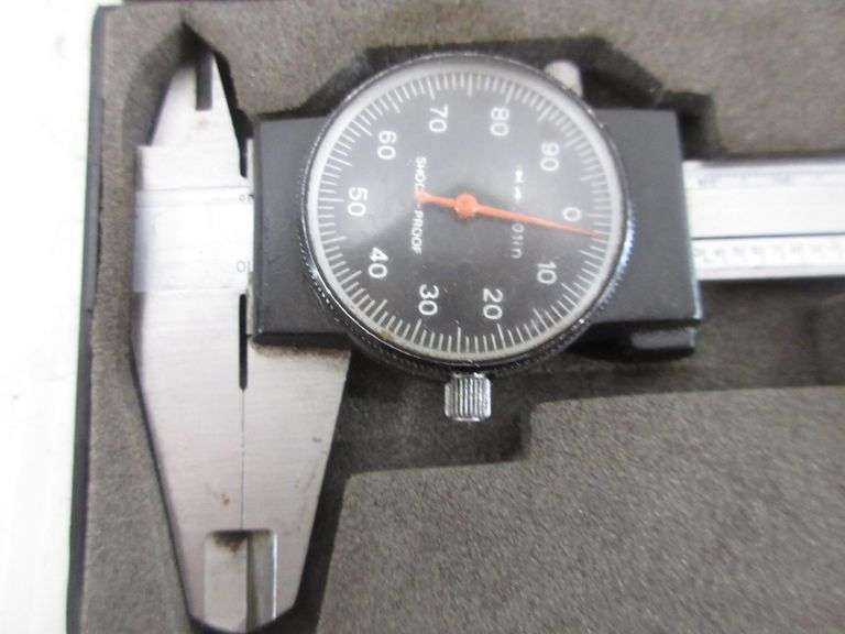 9 1/2" Helios sliding caliper, 6" Dial caliper, and Craftsman