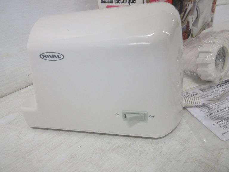 Rival electric food grinder, 2275 WP, new Albrecht Auction Service