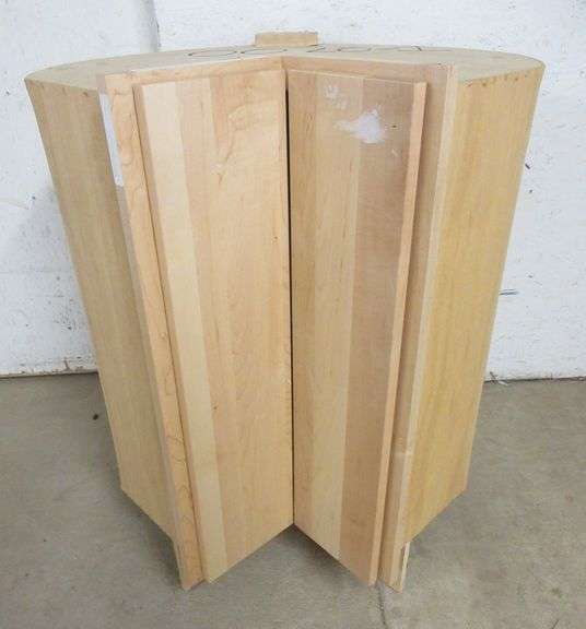 Lazy susan cupboard, 27"W x 28"D x 34 5/8"H, new Albrecht Auction Service