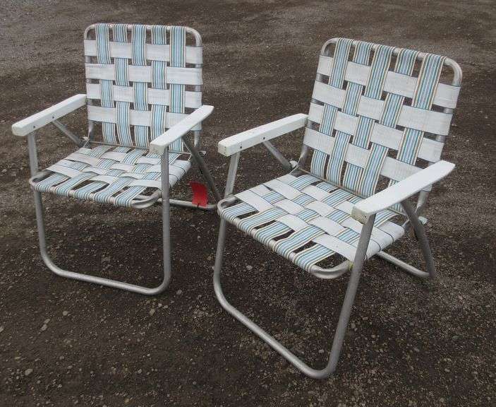 Aluminium lawn chairs Albrecht Auction Service