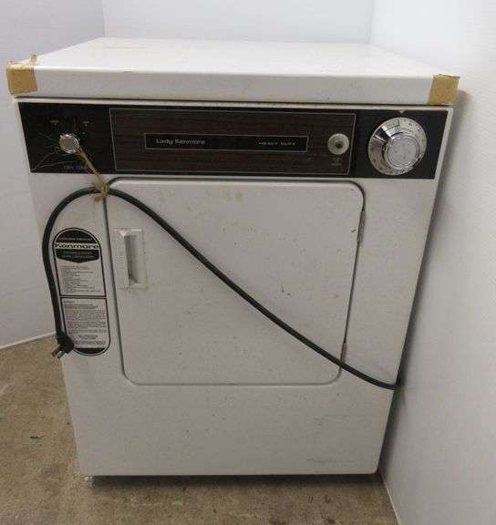 Lady Kenmore heavy duty electric dryer, model 80901, roller wheels work