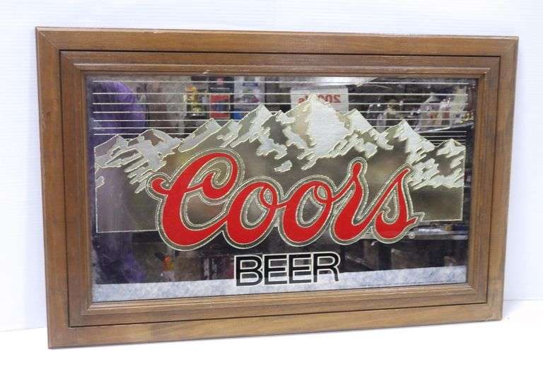 Coors Beer sign, 27 1/2"W x 17 1/2"H Albrecht Auction Service