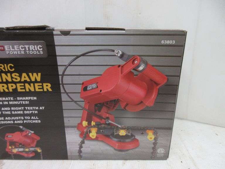 Chicago electric chainsaw sharpener, new in original box Albrecht