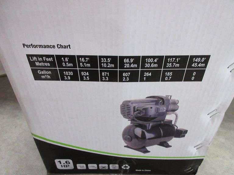 Lanches JGP2JH12002C Shallow Well Jet Pump, energy efficient motor