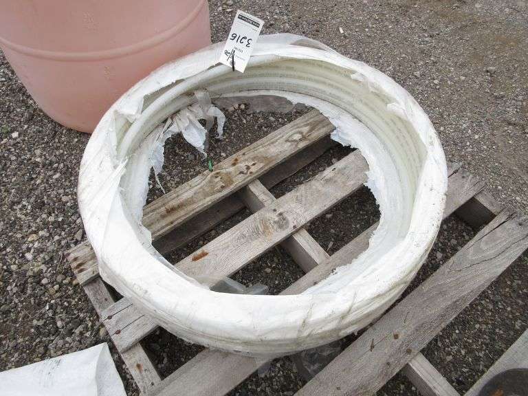White Pex water line, approx. 1/2" x 80' Albrecht Auction Service