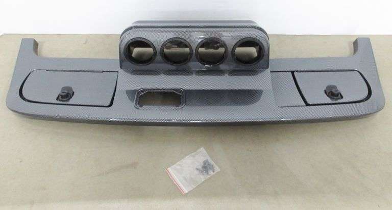 20148 E-Z-GO T48 Carbon Fiber Dash Cover With Locking Doors  Years 2015 Up 500 - Foto 2