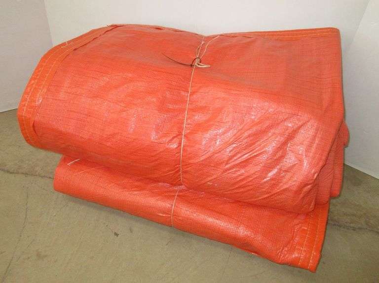 (2) Insulated tarps, unknown size, like new Albrecht Auction Service