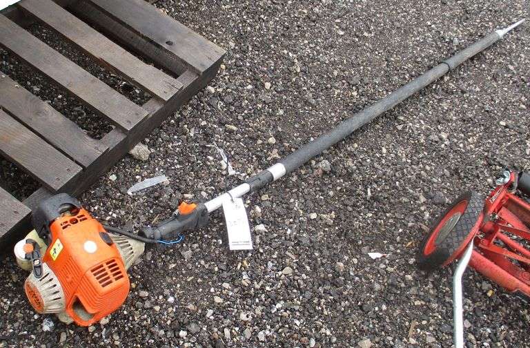 Stihl HT101 pole saw, for parts or repair, motor runs Albrecht