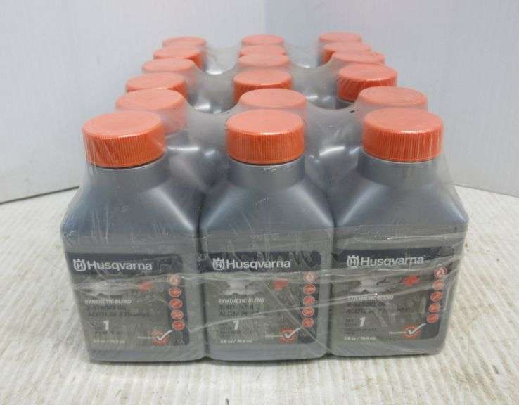 (18) 2.6 oz. bottles of Husqvarna XP+ 2stroke oil, mix with 1gallon